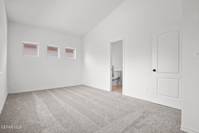 257 Farnborough St, El Paso, TX 79928 - carpeted spare room with lofted ceiling and baseboards