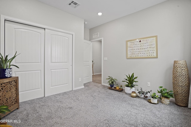 2308 Enchanted Quail, El Paso, TX 79911 - living area featuring carpet flooring and recessed lighting