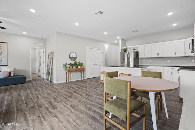 2308 Enchanted Quail, El Paso, TX 79911 - dining space featuring recessed lighting and wood finished floors