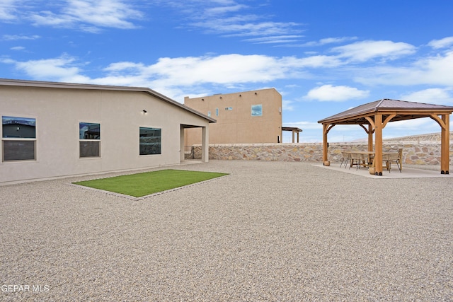 2308 Enchanted Quail, El Paso, TX 79911 - view of yard with a gazebo and a patio