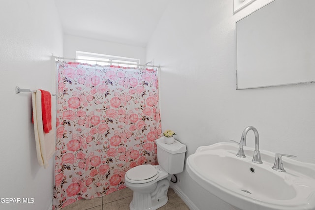 12290 Tierra Bella Dr, El Paso, TX 79938 - full bath with curtained shower and tile patterned flooring