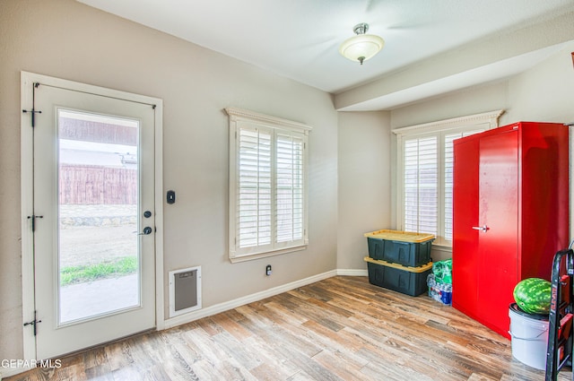 11813 Deer Grass Cir, El Paso, TX 79936 - foyer with healthy amount of natural light and wood finished floors