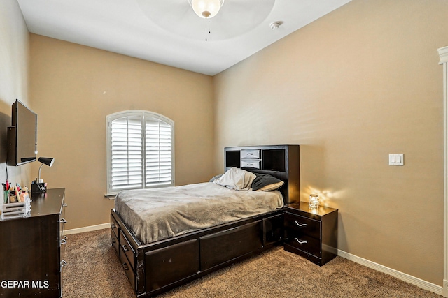 14552 Long Shadow Ave, El Paso, TX 79938 - carpeted bedroom with baseboards and ceiling fan