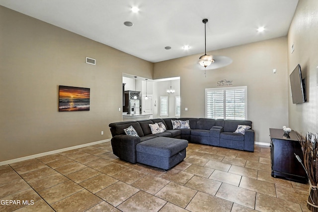 14552 Long Shadow Ave, El Paso, TX 79938 - living room with a towering ceiling and recessed lighting