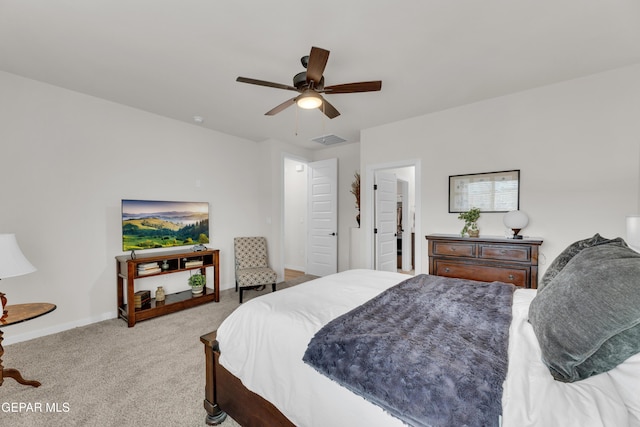 11157 Blazing Star Pl, El Paso, TX 79934 - carpeted bedroom featuring baseboards and ceiling fan