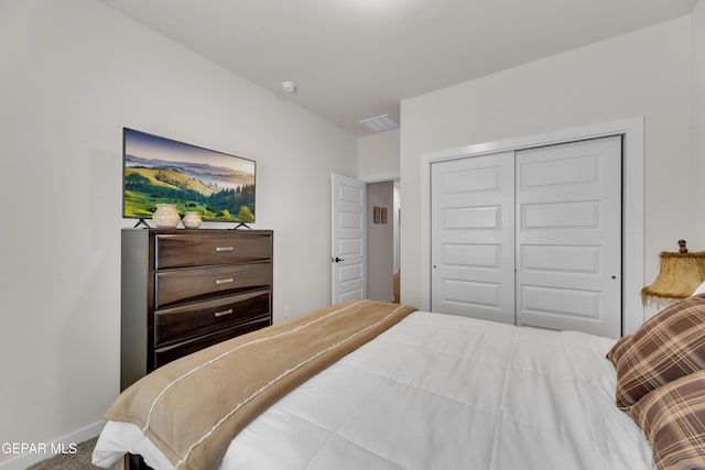 11157 Blazing Star Pl, El Paso, TX 79934 - bedroom with a closet and carpet floors