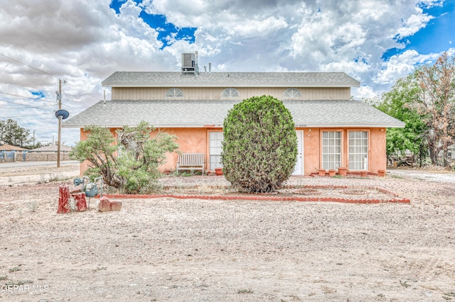 11581 Valle Verde Rd, Socorro, TX 79927 - back of property featuring a shingled roof