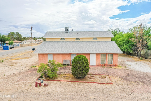 11581 Valle Verde Rd, Socorro, TX 79927 - view of front of home with a shingled roof