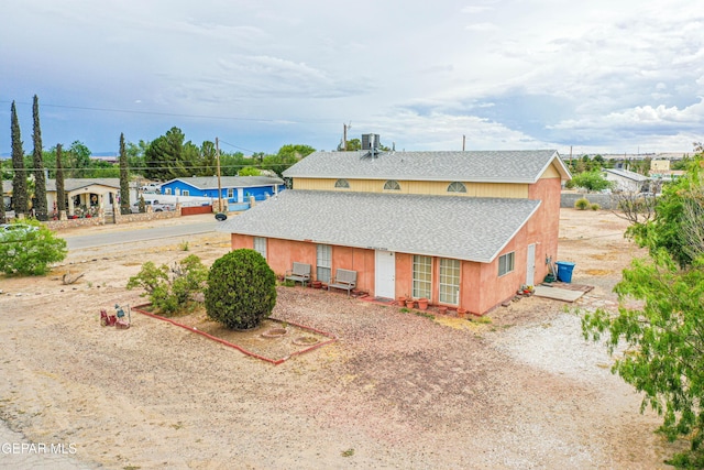 11581 Valle Verde Rd, Socorro, TX 79927 - rear view of house featuring a shingled roof
