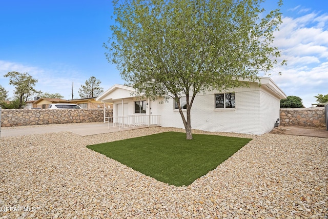 205 Caribe Cir, El Paso, TX 79927 - back of house with brick siding