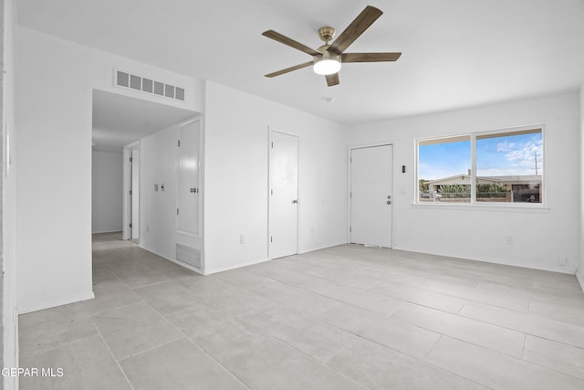 205 Caribe Cir, El Paso, TX 79927 - unfurnished room featuring ceiling fan and light tile patterned flooring