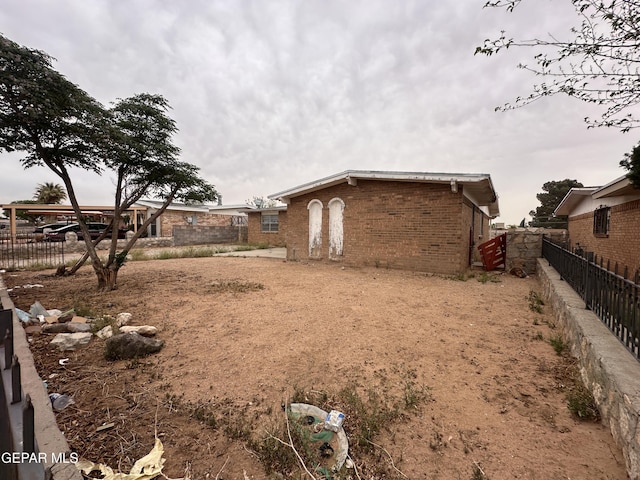 10436 Orpheus Dr, El Paso, TX 79924 - view of yard