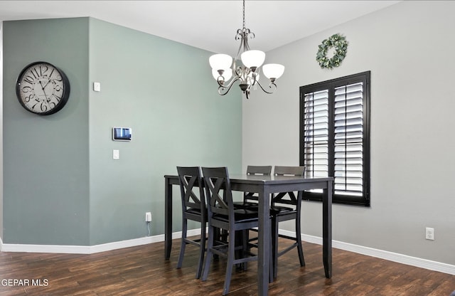 14516 Jesus Almeida, El Paso, TX 79938 - dining space featuring a chandelier and wood finished floors