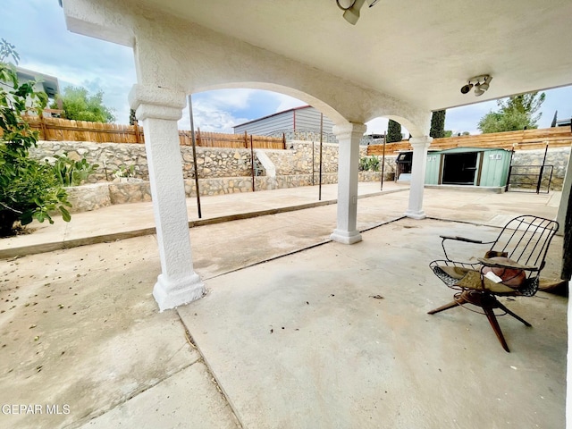 1611 James Chisum Dr, El Paso, TX 79936 - view of patio