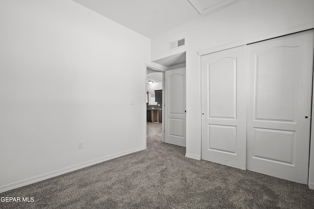 14325 Toby Davis Dr, Horizon City, TX 79928 - unfurnished bedroom with carpet and a closet