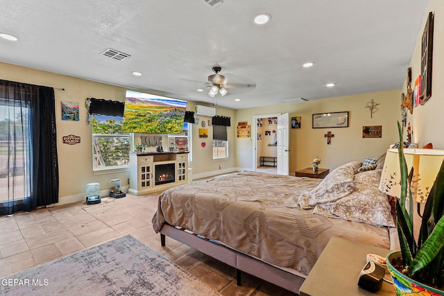 1624 Vinton Rd, Anthony, NM 88021 - bedroom with multiple windows, recessed lighting, and ceiling fan