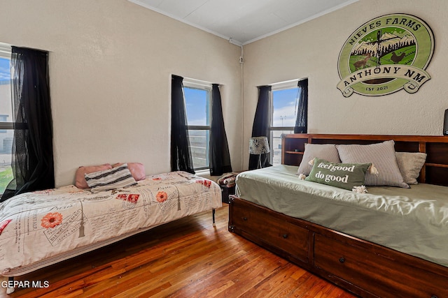 1624 Vinton Rd, Anthony, NM 88021 - bedroom with hardwood / wood-style floors and ornamental molding