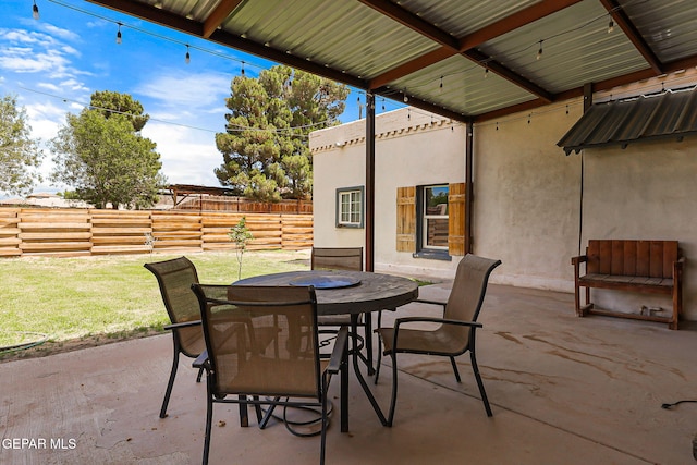 1624 Vinton Rd, Anthony, NM 88021 - view of patio / terrace featuring outdoor dining area