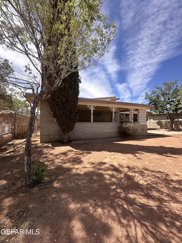 5204 Antonio Ave, El Paso, TX 79924 - view of front facade with brick siding