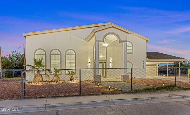 8921 Gemotes Pl, El Paso, TX 79907 - mediterranean / spanish-style house featuring stucco siding