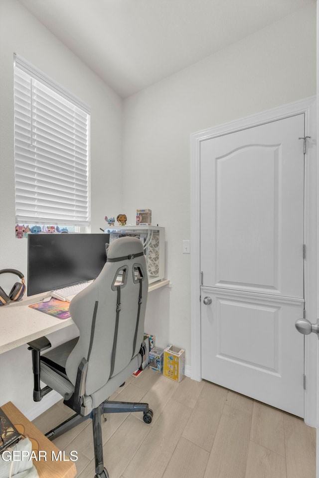 1649 Sam Dominguez, El Paso, TX 79928 - home office featuring light wood-type flooring