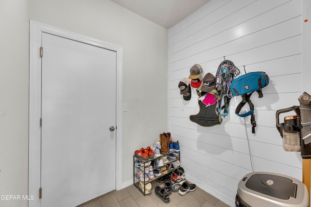 1649 Sam Dominguez, El Paso, TX 79928 - interior space with baseboards and wood walls