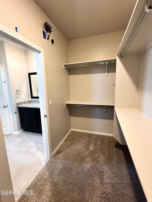 12577 Polo Norte Dr, El Paso, TX 79934 - spacious closet featuring carpet floors