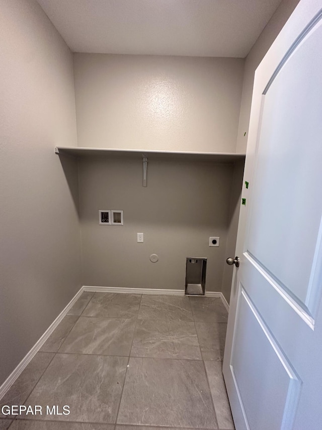 12577 Polo Norte Dr, El Paso, TX 79934 - washroom with hookup for a gas dryer, hookup for a washing machine, and hookup for an electric dryer