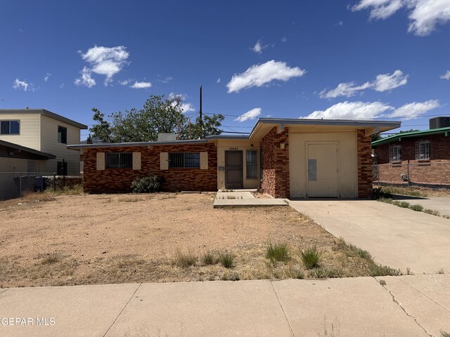 10045 Kellogg St, El Paso, TX 79924 - view of front of home featuring brick siding