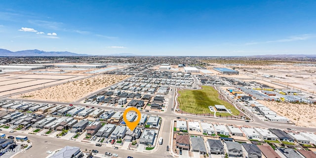 12571 New Dawn Dr, El Paso, TX 79928 - bird's eye view of a mountainous background