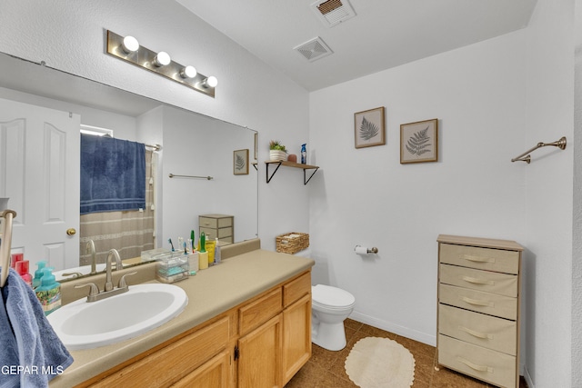 5609 Rick Husband Dr, El Paso, TX 79934 - bathroom with vanity, tile patterned flooring, and curtained shower