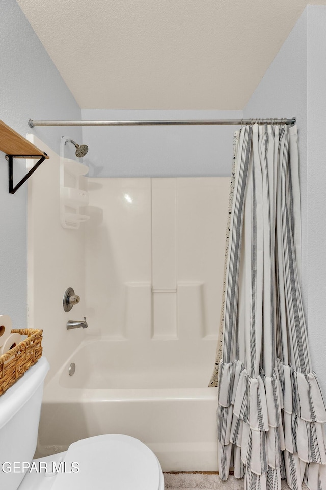 5609 Rick Husband Dr, El Paso, TX 79934 - bathroom with toilet and shower / tub combo