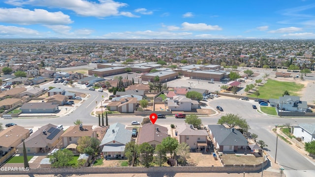 5609 Rick Husband Dr, El Paso, TX 79934 - aerial perspective of suburban area