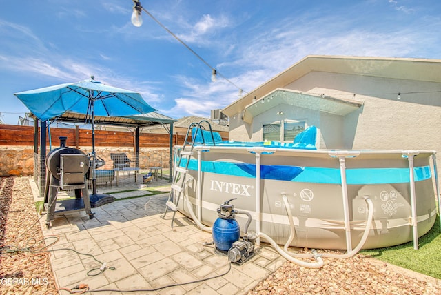 12140 Mesquite Thorn Dr, El Paso, TX 79934 - view of patio / terrace with a gazebo