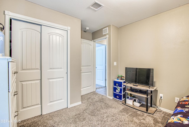 12140 Mesquite Thorn Dr, El Paso, TX 79934 - carpeted bedroom with baseboards and a closet