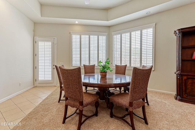6514 Franklin Cove Place, El Paso, TX 79912 - dining room with light tile patterned floors and baseboards