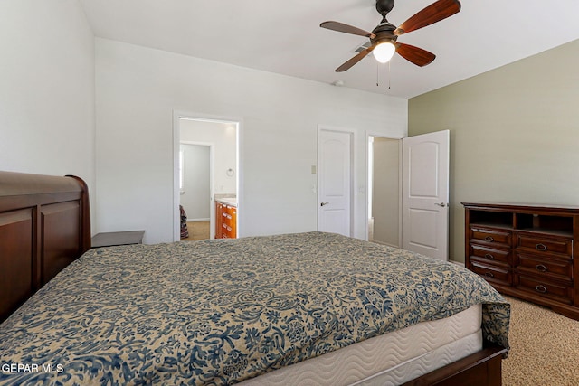 6514 Franklin Cove Place, El Paso, TX 79912 - carpeted bedroom with ceiling fan