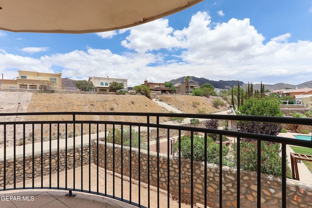 6514 Franklin Cove Place, El Paso, TX 79912 - balcony with a mountain view