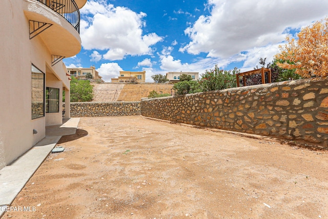 6514 Franklin Cove Place, El Paso, TX 79912 - view of yard with a balcony and a patio