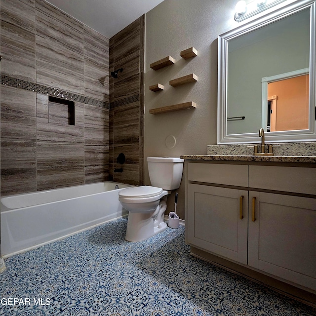 14368 Angel D Garcia Ct, El Paso, TX 79938 - full bath featuring vanity and shower / bathtub combination