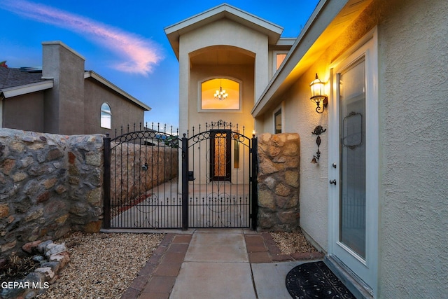 11353 W Ranch Ct, El Paso, TX 79934 - view of gate
