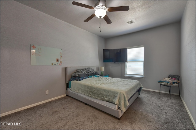 5949 Hidden Palms Dr, El Paso, TX 79924 - bedroom with carpet and ceiling fan