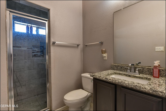 5949 Hidden Palms Dr, El Paso, TX 79924 - full bath with a stall shower and vanity