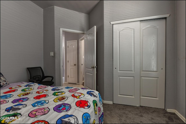 5949 Hidden Palms Dr, El Paso, TX 79924 - bedroom featuring carpet flooring and a closet