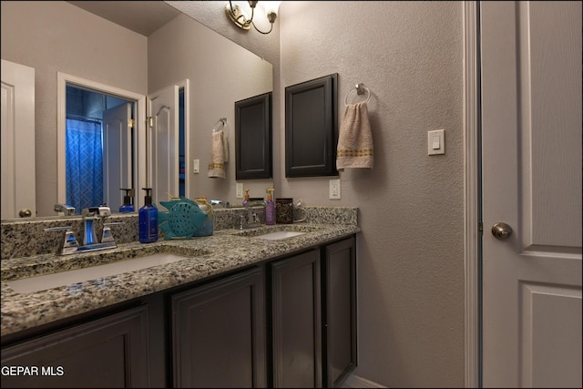 5949 Hidden Palms Dr, El Paso, TX 79924 - bathroom with double vanity