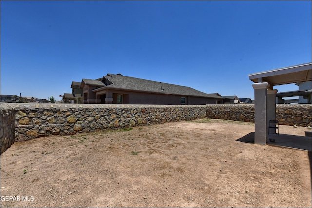 5949 Hidden Palms Dr, El Paso, TX 79924 - view of fenced backyard