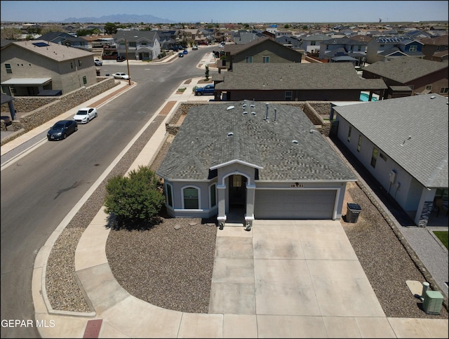 5949 Hidden Palms Dr, El Paso, TX 79924 - aerial perspective of suburban area