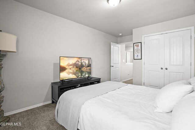 2228 Thawline Pl, El Paso, TX 79911 - carpeted bedroom featuring a closet and baseboards