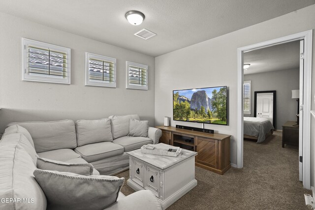 2228 Thawline Pl, El Paso, TX 79911 - living area featuring dark carpet and baseboards
