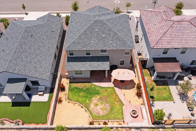 2228 Thawline Pl, El Paso, TX 79911 - aerial view of property and surrounding area